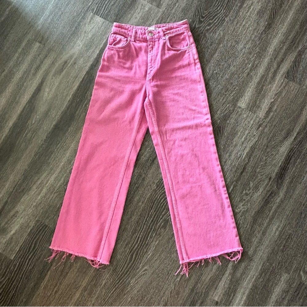 Zara pink jeans